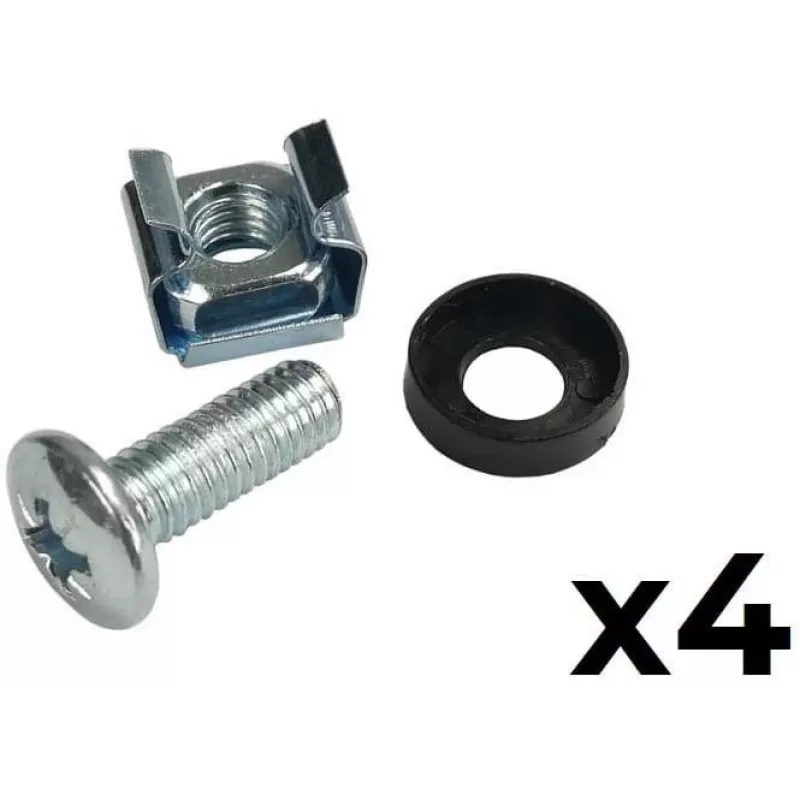 ATTE ADD-RACK2U1 2U 19-calowy adapter montażowy do szafy rack z prostymi otworami montażowymi, czarny