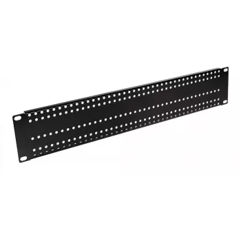 ATTE ADD-RACK2U1 2U 19-calowy adapter montażowy do szafy rack z prostymi otworami montażowymi, czarny