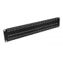 ATTE ADD-RACK2U1 2U 19-calowy adapter montażowy do szafy rack z prostymi otworami montażowymi, czarny
