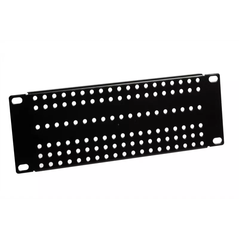ATTE ADD-RACK10-2U1 10-calowy 2U adapter montażowy do szafy z prostymi otworami, czarny