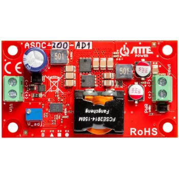 ATTE ASDC-200-AD1-OF DC-DC Step-Down Buck Converter 200W 10-36V Wejście 5-24V Regulowane Wyjście