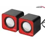 AUDIOCORE AC870R 6W USB 2.0 Stereo Speakers Black