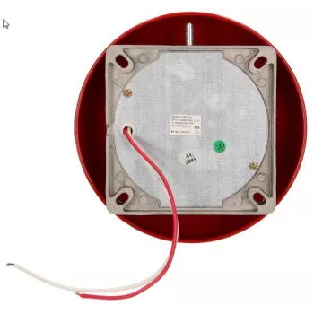 ORNO OR-DP-ML-131 Dzwonek szkolny 230V AC 85dB Czerwony Stal