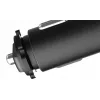 MBG Line HC67C Rozgałęźnik podwójnej gniazda zapalniczki samochodowej z 3 portami USB-A, 120 W, czarny