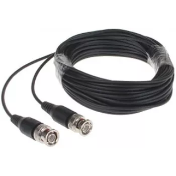 DELTA CROSS-BNC/10M BNC Męski do BNC Męski Kabel Koncentryczny 10m RG59 75 Ohm Czarny