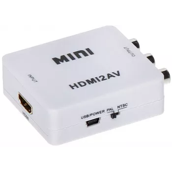 Konwerter HDMI na AV DELTA - Czarny