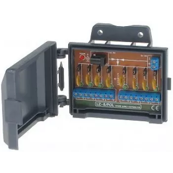 DELTA Power Terminal Block KG-8/POL 8-Pole 16A 400V White
