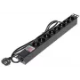 DELTA PD-8/RACK-N 8-gniazdowa 1U 19 inch listwa zasilająca (PDU) - 230V 16A 3680W Schuko
