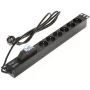 Listwa zasilająca DELTA 6 gniazd PD-6/R-1P Czarna 1,5m