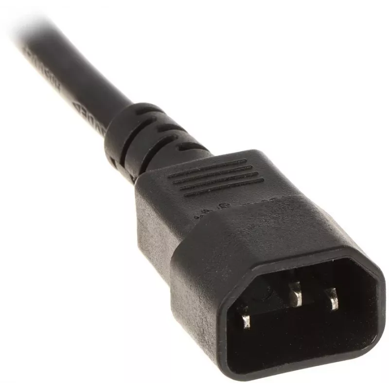 DELTA PD-8/R-IEC Listwa zasilająca 8 gniazd z ochroną przepięciową 230V 10A Czarny