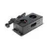DELTA FPS-3S/CABLE Listwa zasilająca do mebli z 3 gniazdami, kabel 1,5 m, czarny