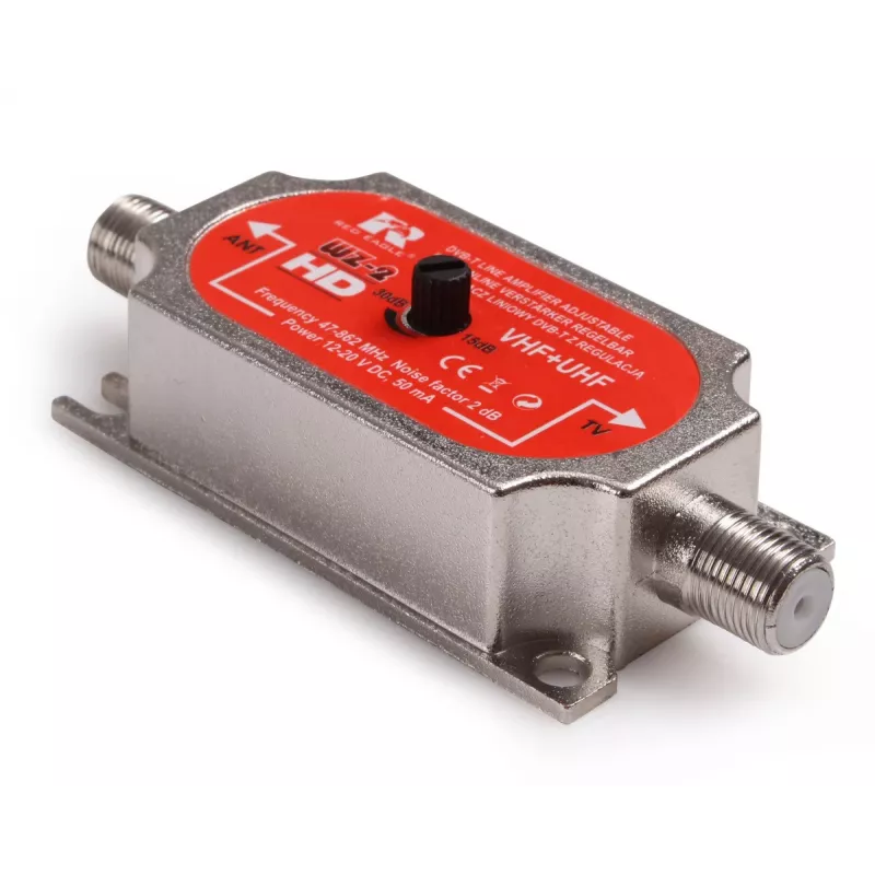 Red Eagle WZ-2 Wzmacniacz liniowy 20 dB 47-694 MHz F-Type Wewnętrzny DVB-T/T2