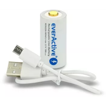 EVERACTIVE 16340 3.7V 700mAh Akumulator Li-ion z Zabezpieczeniem (1 szt.)