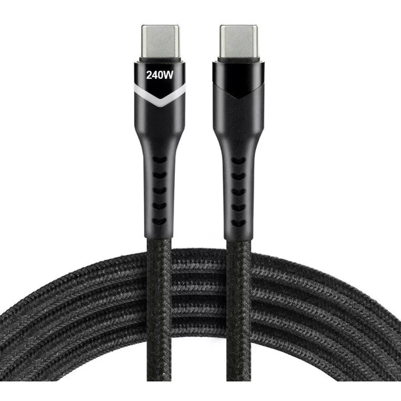 EVERACTIVE USB-C do USB-C Kabel CBB-1PDRS 100cm 48V 5A 240W RGB LED
