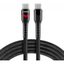 EVERACTIVE USB-C do USB-C Kabel 2m 240W RGB LED Czarny CBB-2PDRS