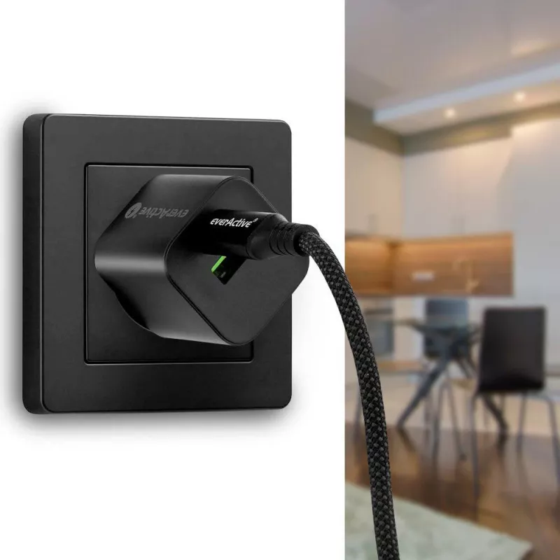 Przewód USB-C na USB-C 2m 100W LCD Power Display everActive CBB-2PD5L
