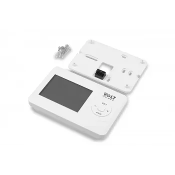 VOLT POLSKA Comfort HT-02 Przewodowy Programowalny Termostat Pokojowy, Biały
