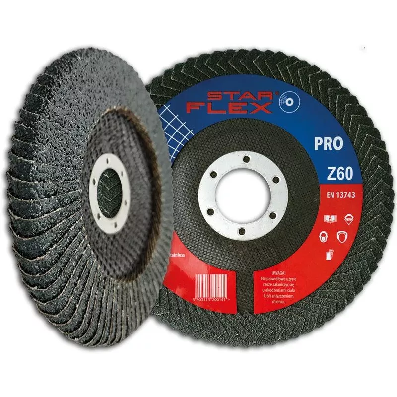 PSG Star Flex Flap Disc 125x22.23mm P60 Zirconia Alumina do Szlifierki Kątowej