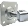 PSG Adjustable Weld-on Hinge 61.019.01 z Płytą Montażową 100x100x4mm - Gwint M20 (Ocynkowane Ucho)