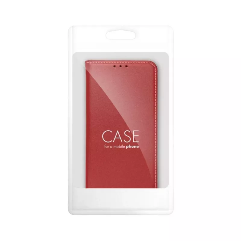 OEM Etui typu Flip dla iPhone 17 Pro / 18 Pro Smart Pro Book Skórzane Burgund