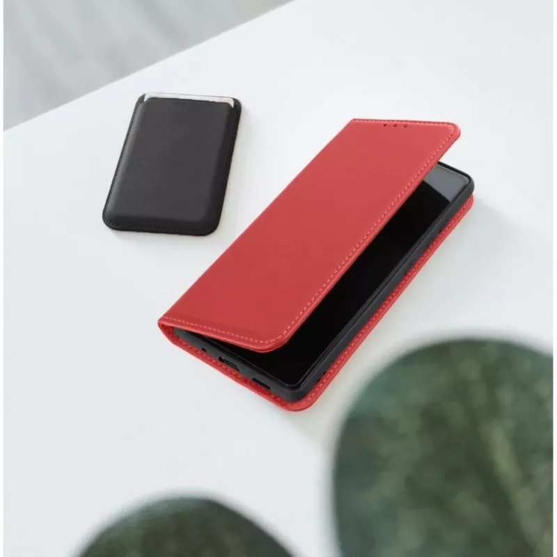 OEM Etui typu Flip dla iPhone 17 Pro / 18 Pro Smart Pro Book Skórzane Burgund