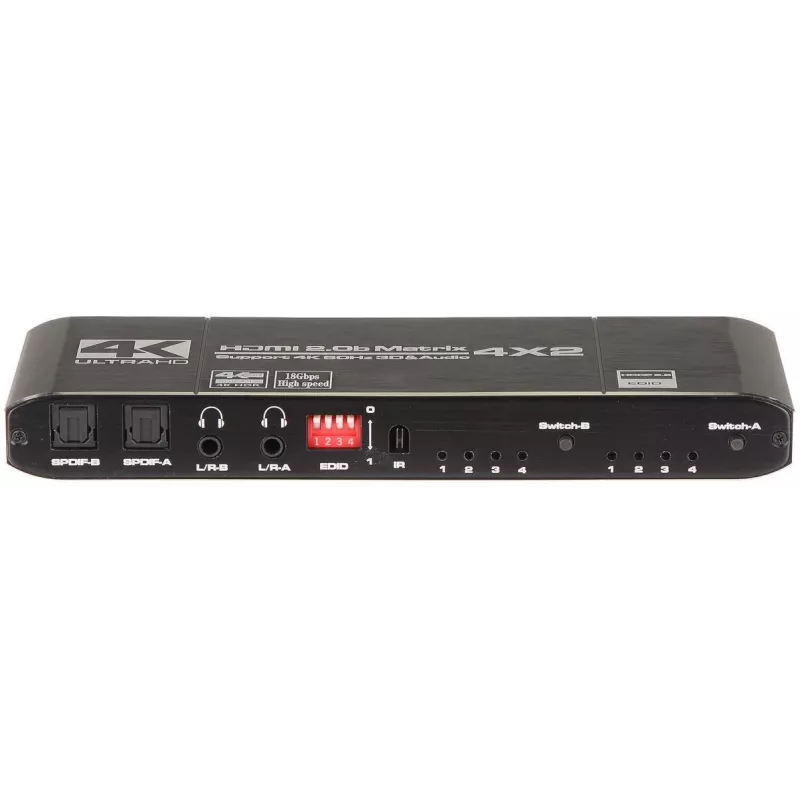 Przełącznik HDMI 4x2 Matrix 4K@30Hz HDMI-SW-4/2-MATRIX