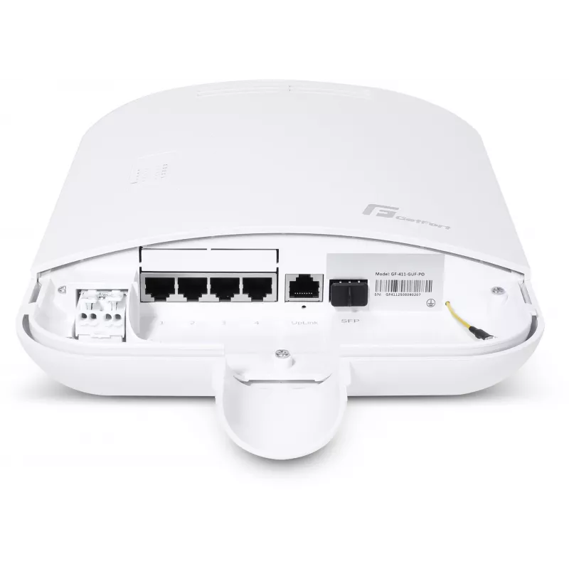 GETFORT GF-411-GUF-PO Przemysłowy zewnętrzny przełącznik PoE 4GE+1GE+1SFP IP65
