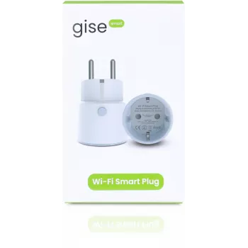 GISE SP-02 Smart Wi-Fi Plug z monitorowaniem energii, 16A, 3680W, kompatybilny z Tuya