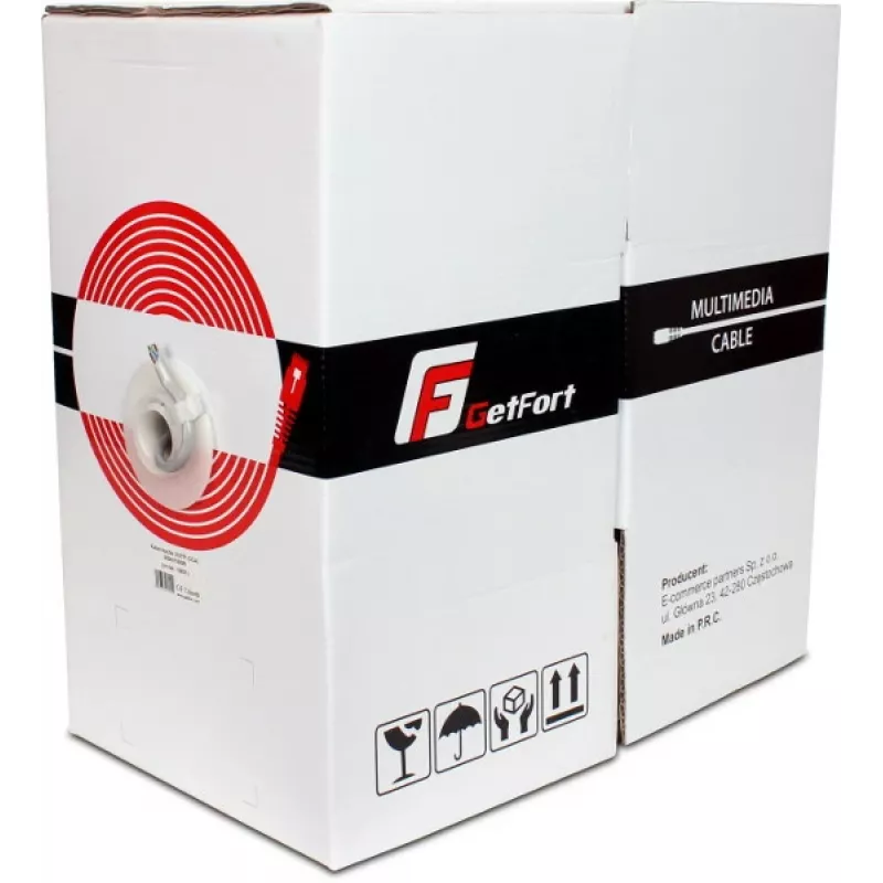 GETFORT Cat.5e U/UTP LSOH Dca Network Cable 305m (1000ft) - Reel-in-Box