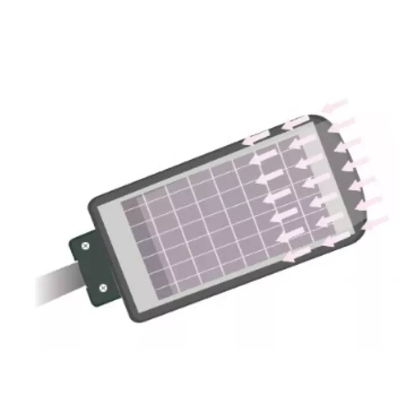 VOLT POLSKA Lampa solarna JOCKER 120 + Panel 12W + Pilot