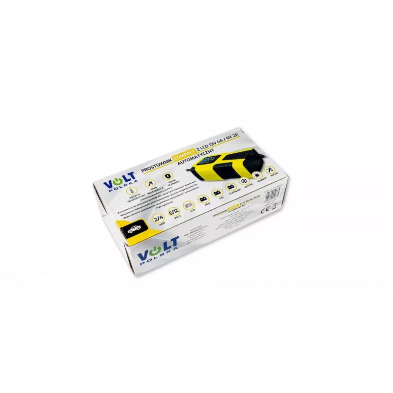 Volt Polska Automatyczna Ładowarka Akumulatorów 12V 4A / 6V 2A LCD