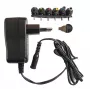 ESPE Regulowany zasilacz ścienny 3-12V 1A 1m kabel, stabilizowany, 6 napięć do wyboru