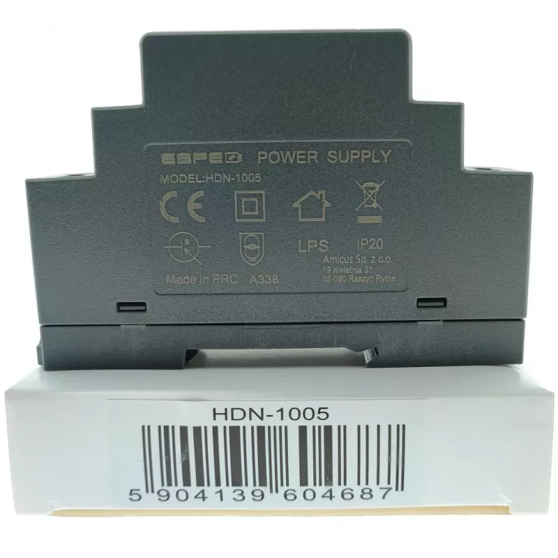 ESPE HDN-1005 Zasilacz szynowy DIN 5V/10W/2A