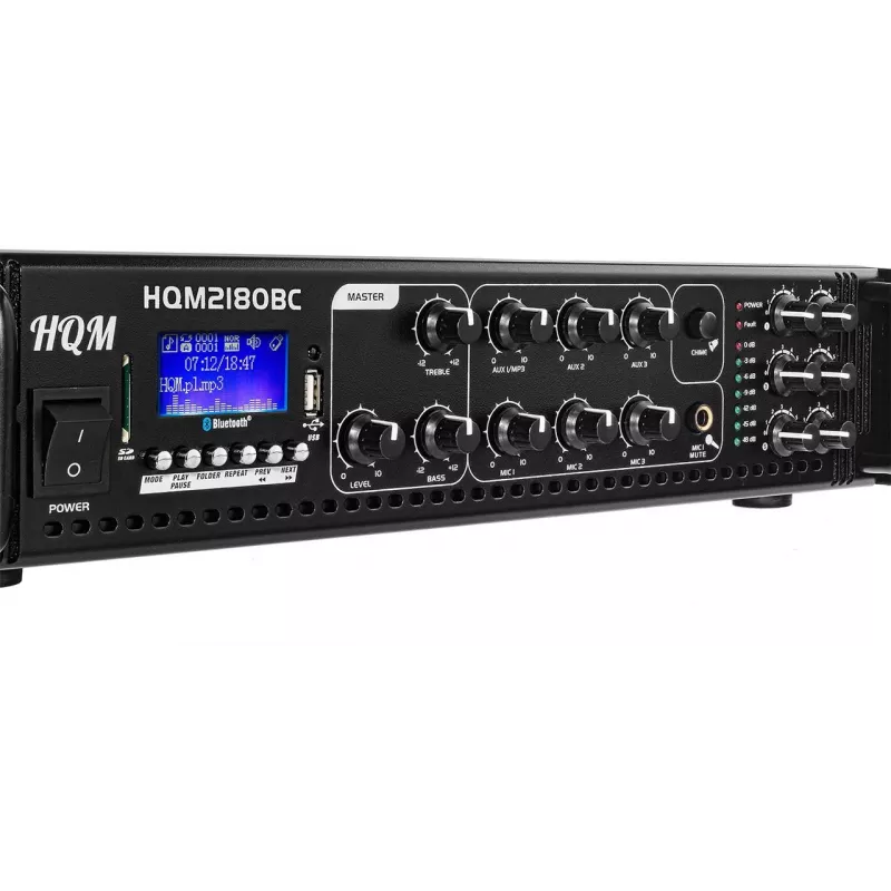 HQM 3407 FM/MP3/BLUETOOTH Radio Amplifier 180W