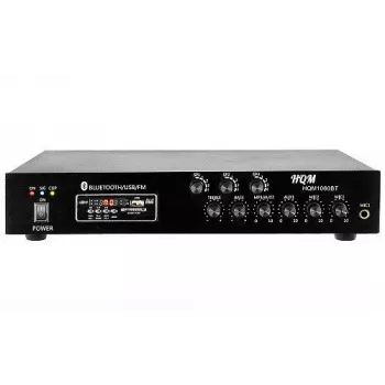 HQM HQM1060BT/S 60W PA Amplifier z Bluetooth, USB, SD, FM Radio