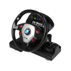 LEAN TOYS Zdalnie Sterowany BMW M3 Biały 2.4G Pilot Kierownica 1:18 Dźwięk Światła