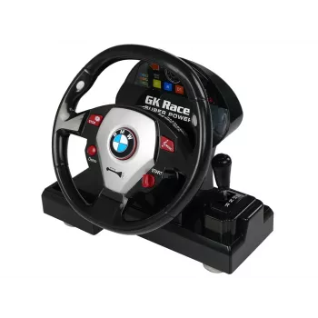 LEAN TOYS Zdalnie Sterowany BMW M3 Biały 2.4G Pilot Kierownica 1:18 Dźwięk Światła