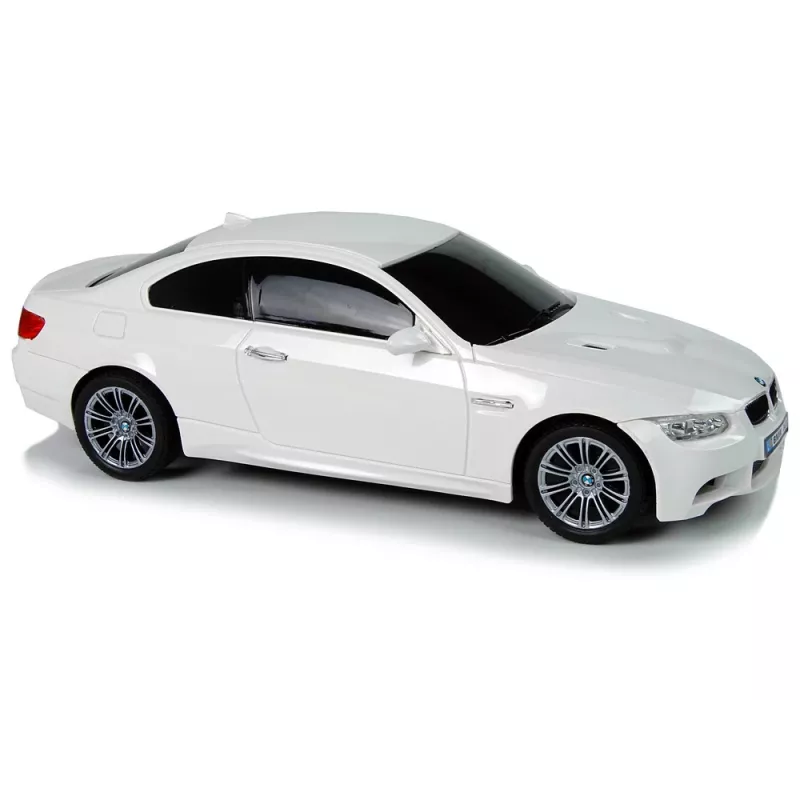LEAN TOYS Zdalnie Sterowany BMW M3 Biały 2.4G Pilot Kierownica 1:18 Dźwięk Światła