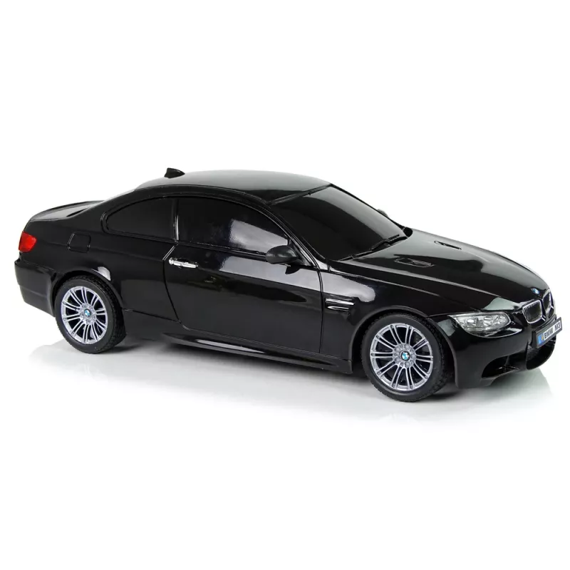 LEAN TOYS Zdalnie Sterowany BMW M3 Czarny 2.4G Pilot Kierownica 1:18 Dźwięk Światła