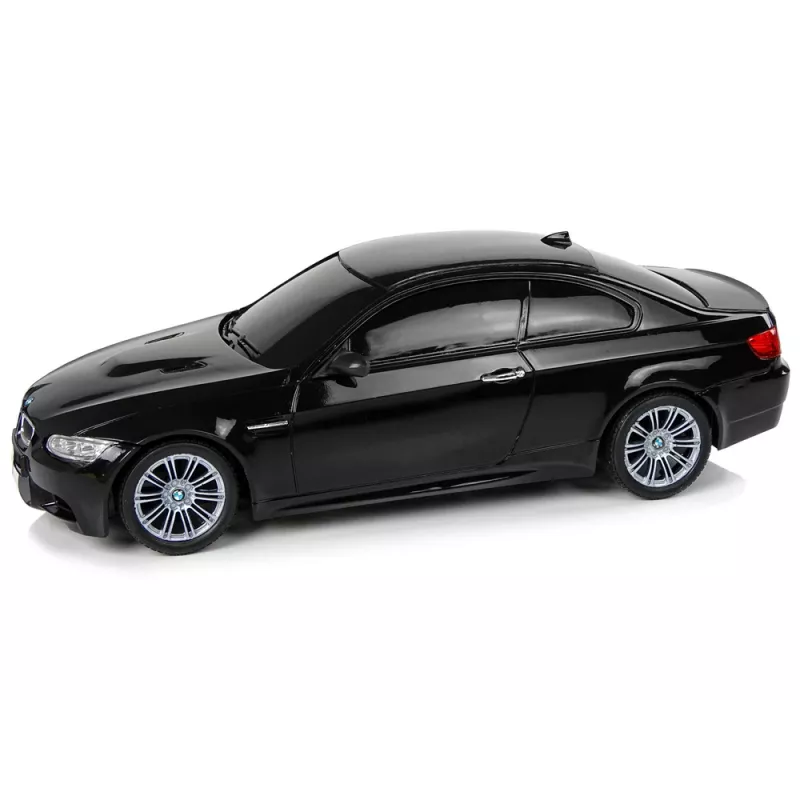 LEAN TOYS Zdalnie Sterowany BMW M3 Czarny 2.4G Pilot Kierownica 1:18 Dźwięk Światła