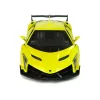 LEAN TOYS Zdalnie Sterowany Lamborghini Veneno Żółty 2.4 GHz Kierownica RC Samochód z Dźwiękiem i Światłami