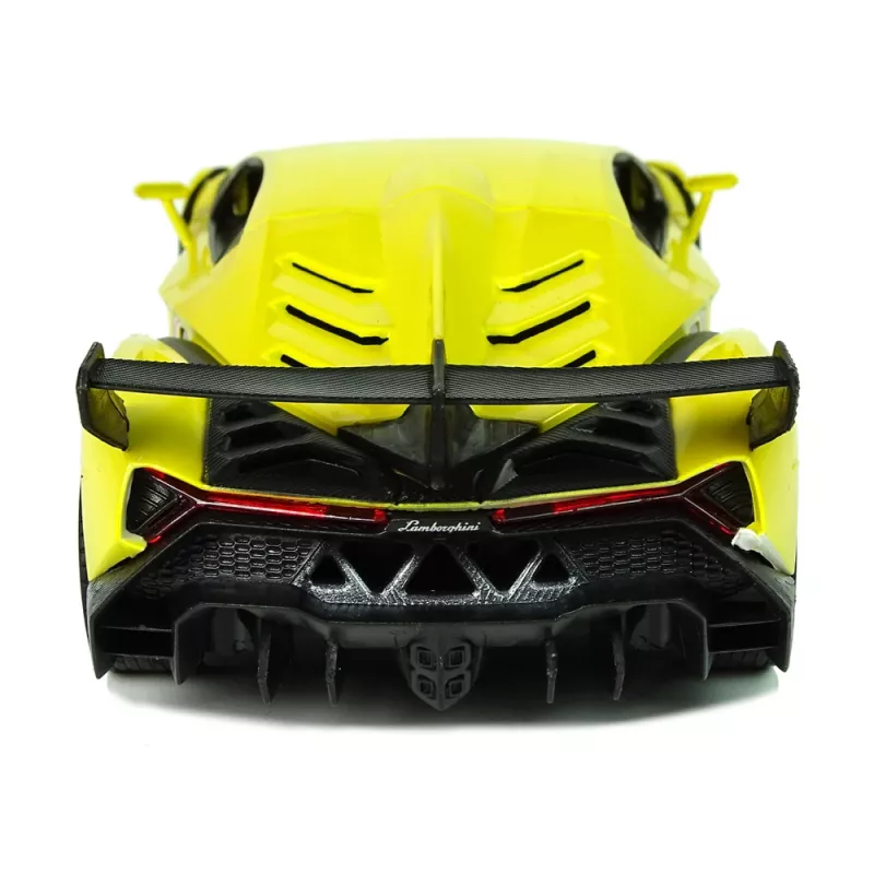 LEAN TOYS Zdalnie Sterowany Lamborghini Veneno Żółty 2.4 GHz Kierownica RC Samochód z Dźwiękiem i Światłami