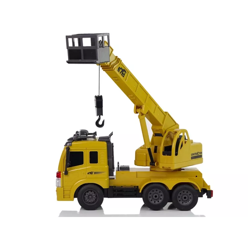 LEAN TOYS Samochód zdalnie sterowany 1:20 Dźwig Pilot 2.4G Dźwięk Światła