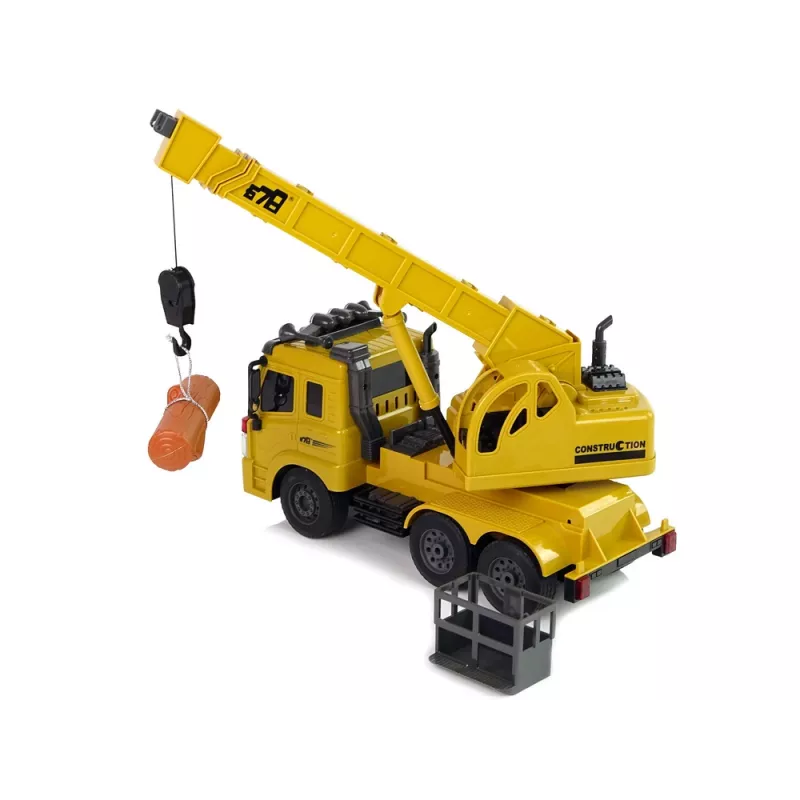 LEAN TOYS Samochód zdalnie sterowany 1:20 Dźwig Pilot 2.4G Dźwięk Światła