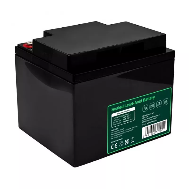 GREEN CELL AGM VRLA 12V 50Ah Bateria bezobsługowa do UPS, 197x166x170mm