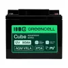 GREEN CELL AGM VRLA 12V 50Ah Bateria bezobsługowa do UPS, 197x166x170mm