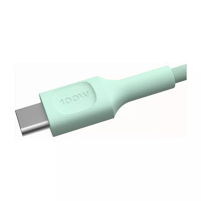 Green Cell PowerStream USB-C do USB-C Kabel 100W 2m Miętowy Zielony
