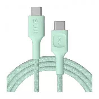 Green Cell PowerStream USB-C do USB-C Kabel 100W 2m Miętowy Zielony