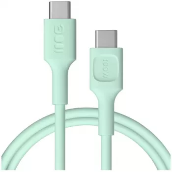 Green Cell PowerFlex Fast Charging USB Type-C do USB Type-C Kabel 100W Miętowy Zielony 1,2m