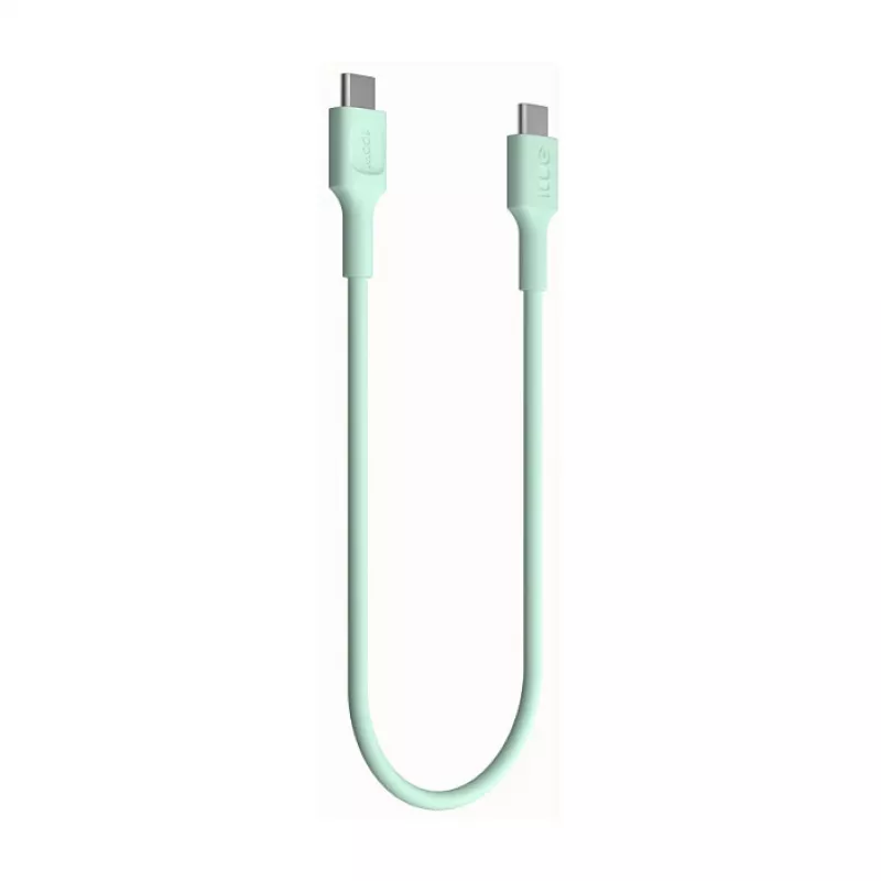 Green Cell PowerFlex Fast Charging USB Type-C do USB Type-C Kabel 100W Miętowy Zielony 1,2m